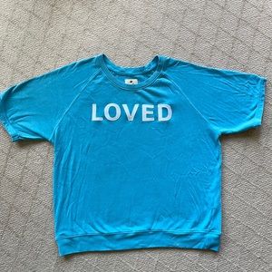 Super cute short sleeved sweat top